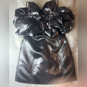 Zara dress ,size M ,party , whit zipper , and thin straps